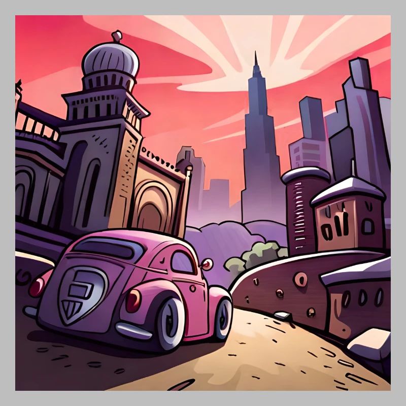 Przedmieście przed wielkim miastem