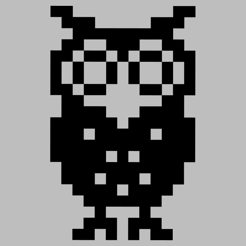 Pixel Eule, Retro Eule, Owl