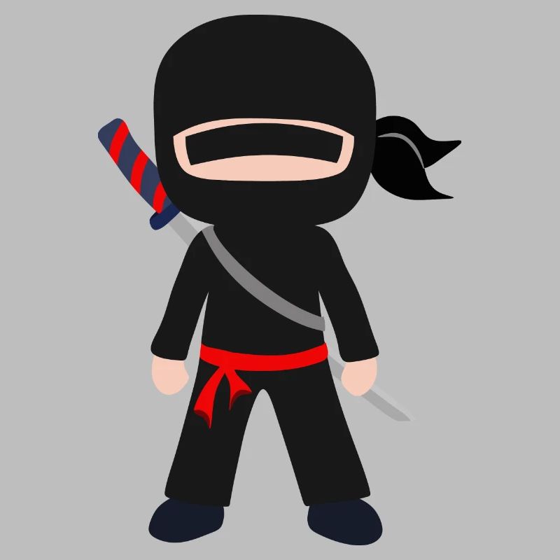 Combattant ninja avec épée