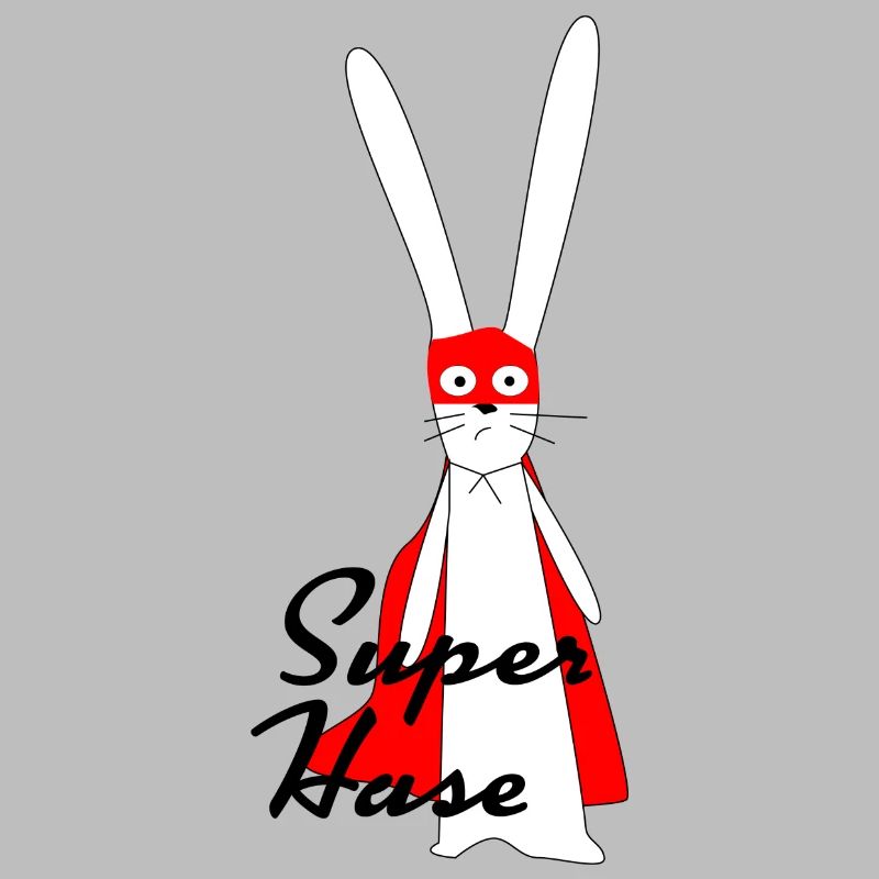 The cool super rabbit