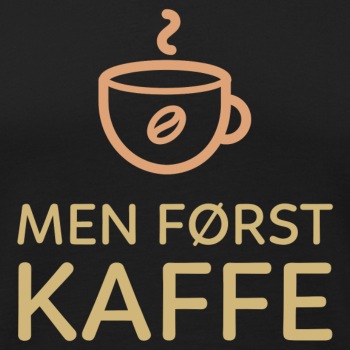 Men først kaffe - Singlet for menn