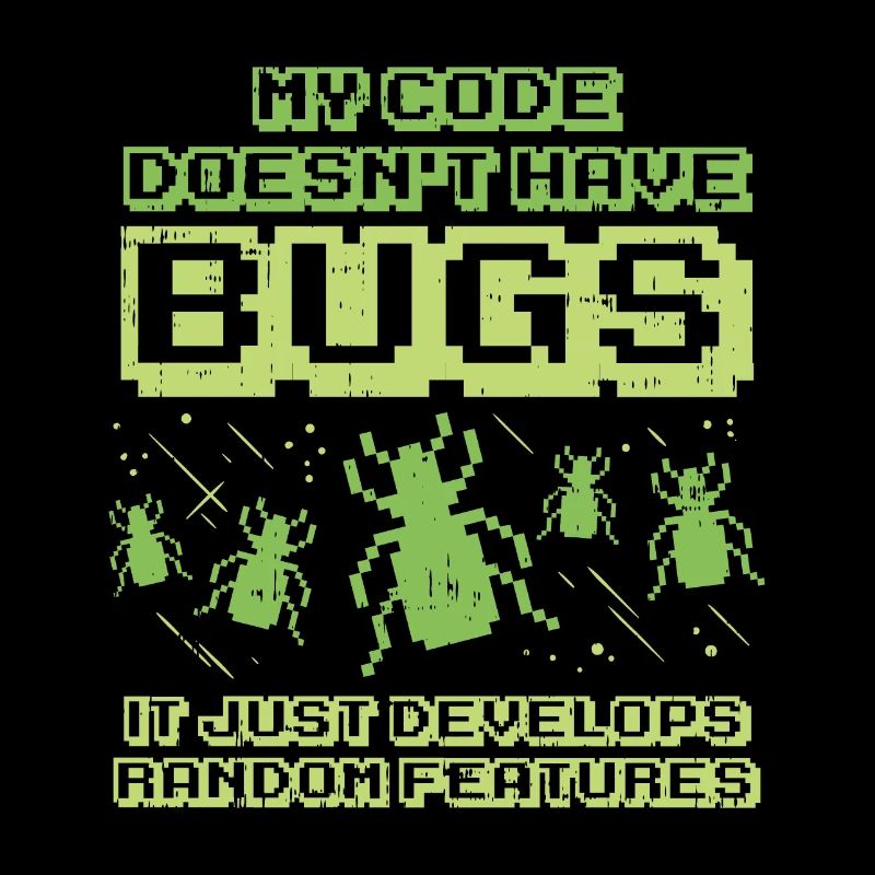 Code Bug Test Programmierer Entwickler Geschenk