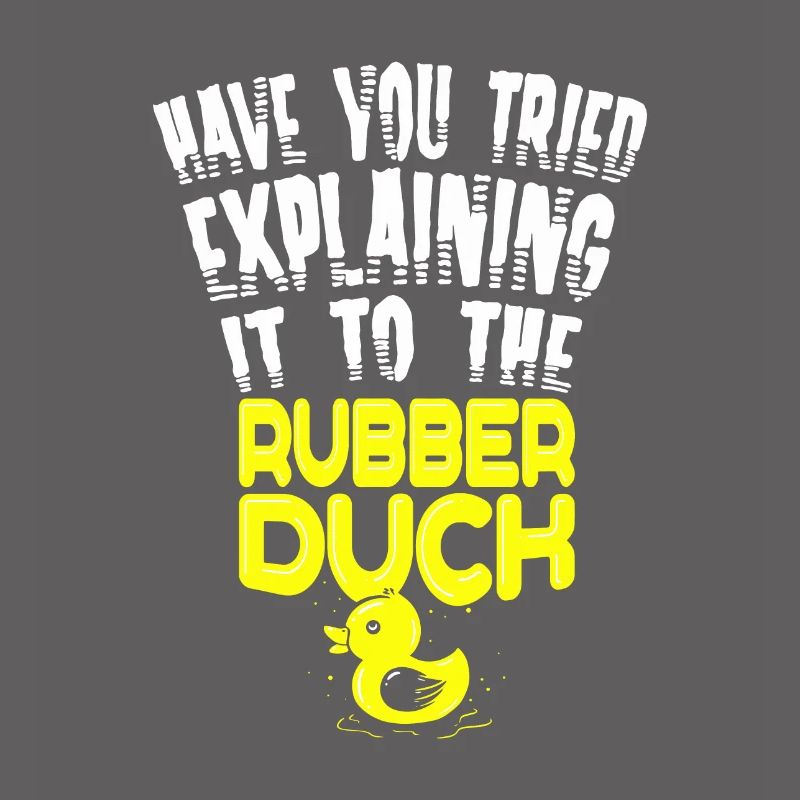 IT Nerd Programmer Developer Humor Rubber Duck