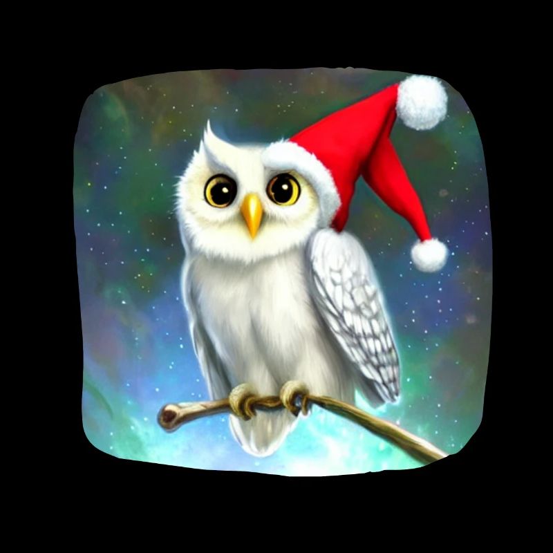 Weihnachtsmotiv Schneeeule