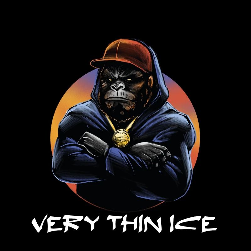 Very Thin Ice / Spruch / Kaffe Spruch