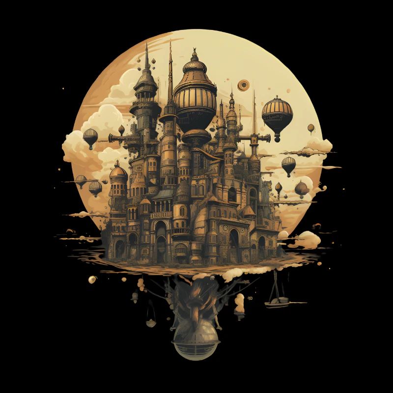 Ballon, Bâtiment, Machine, Industrialisation, Île