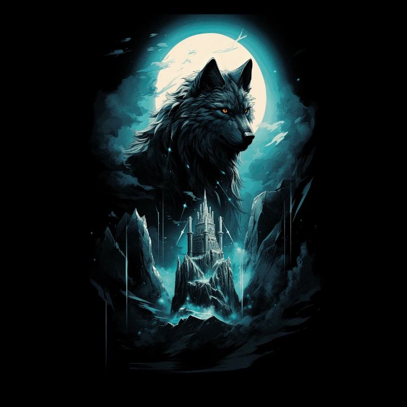 Wolf Wolves Middle Ages Dark Wilderness Nordic