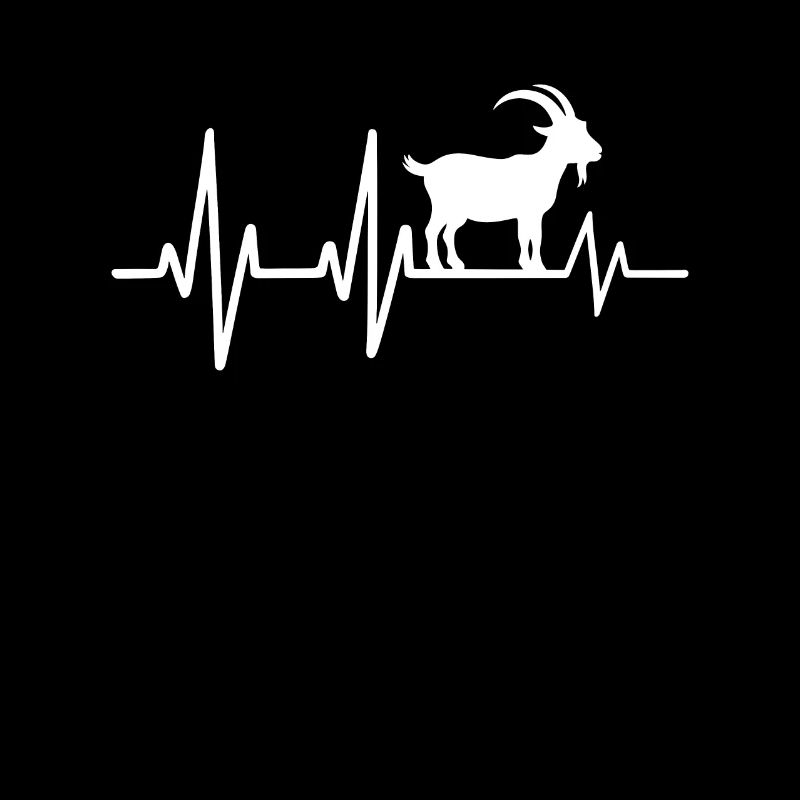 Heartbeat Design mit Ziege