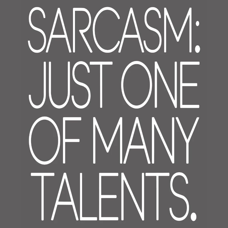 Sarkasmus Talent Statement Design
