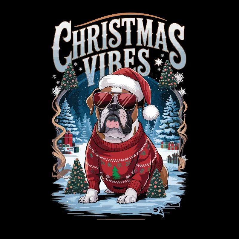 Boxer Christmas Vibes