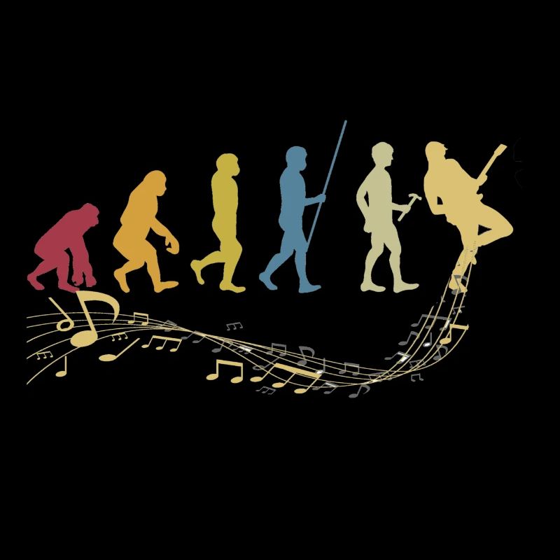 Gitarrspelare Evolution Gåva