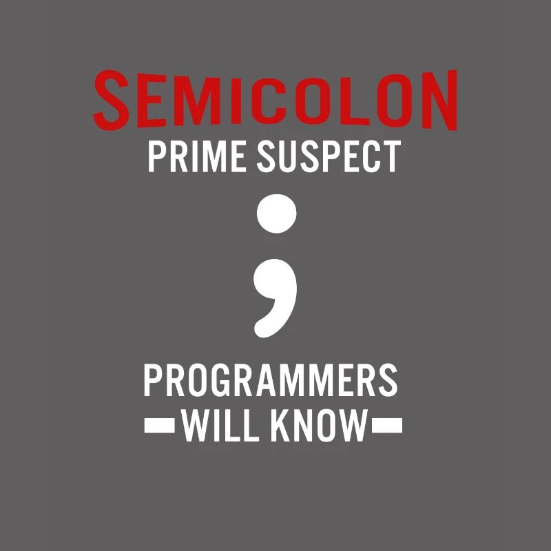 Coder Coding Point-virgule Programmeur Geek