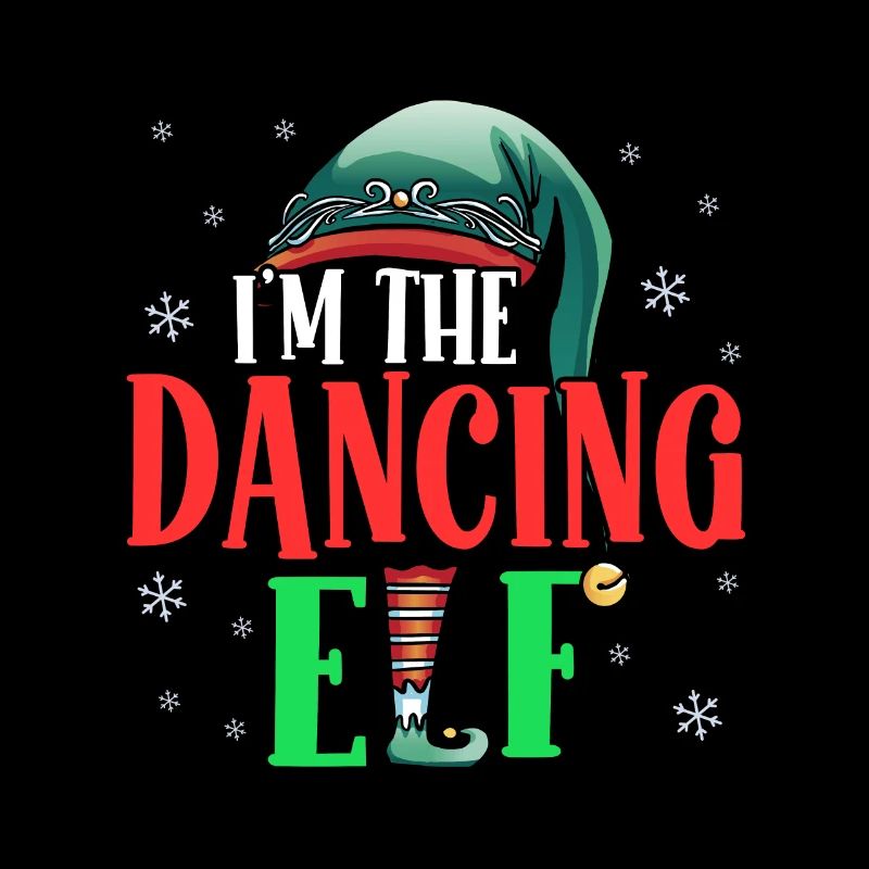 Drôle de danseuse Je suis l’elfe dansant Vacances de Noël