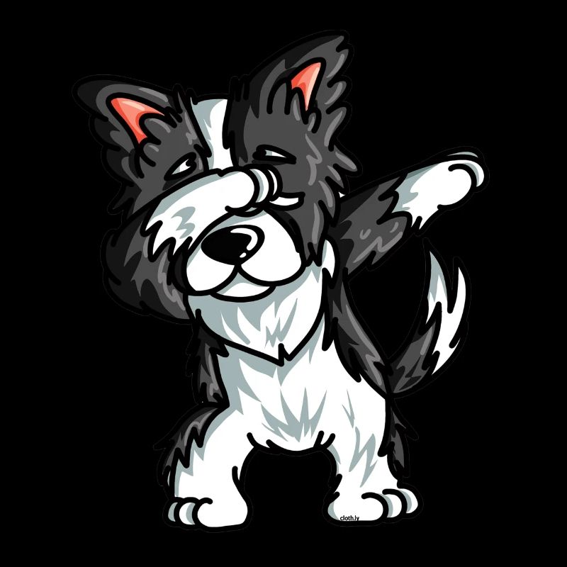 Border Collie Mama Mutter Hund