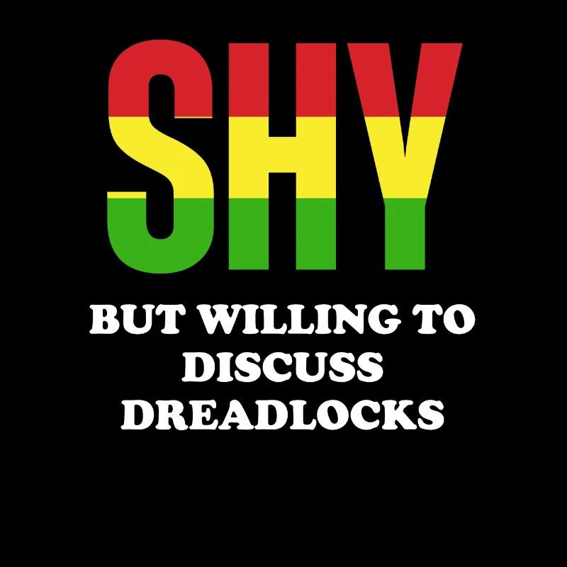 Timide mais prêt à parler de dreadlocks