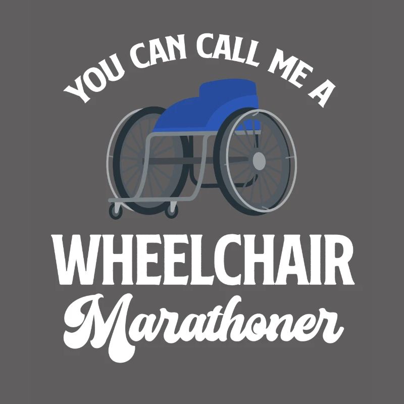 Man Kann Mich Einen Rollstuhl-marathonläufer Mit