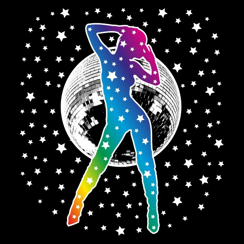 02 Disco Dance Stars Discokugel Discoball