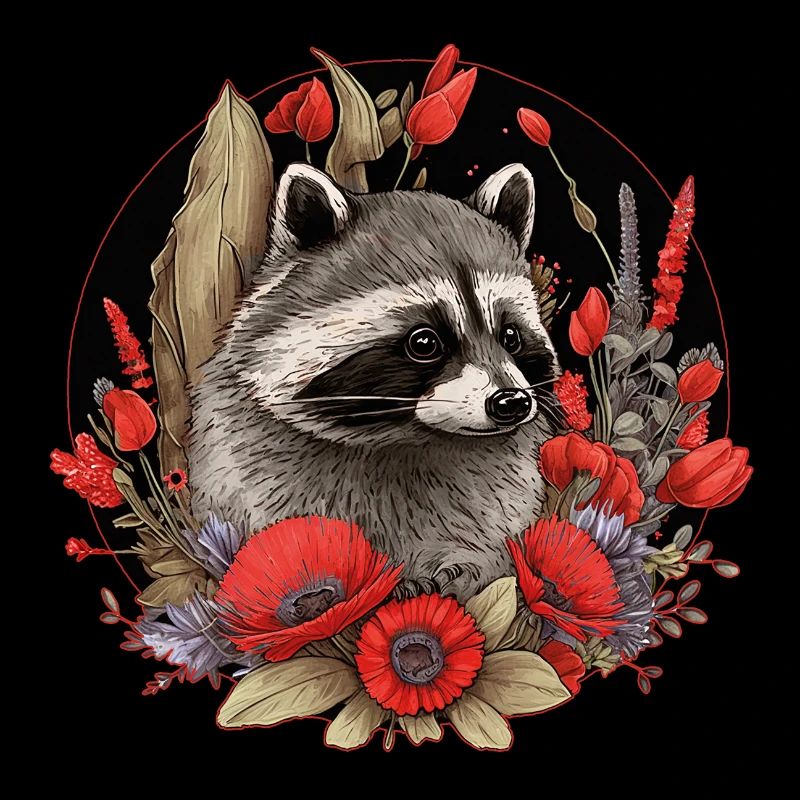 Raccoon Forest Animals