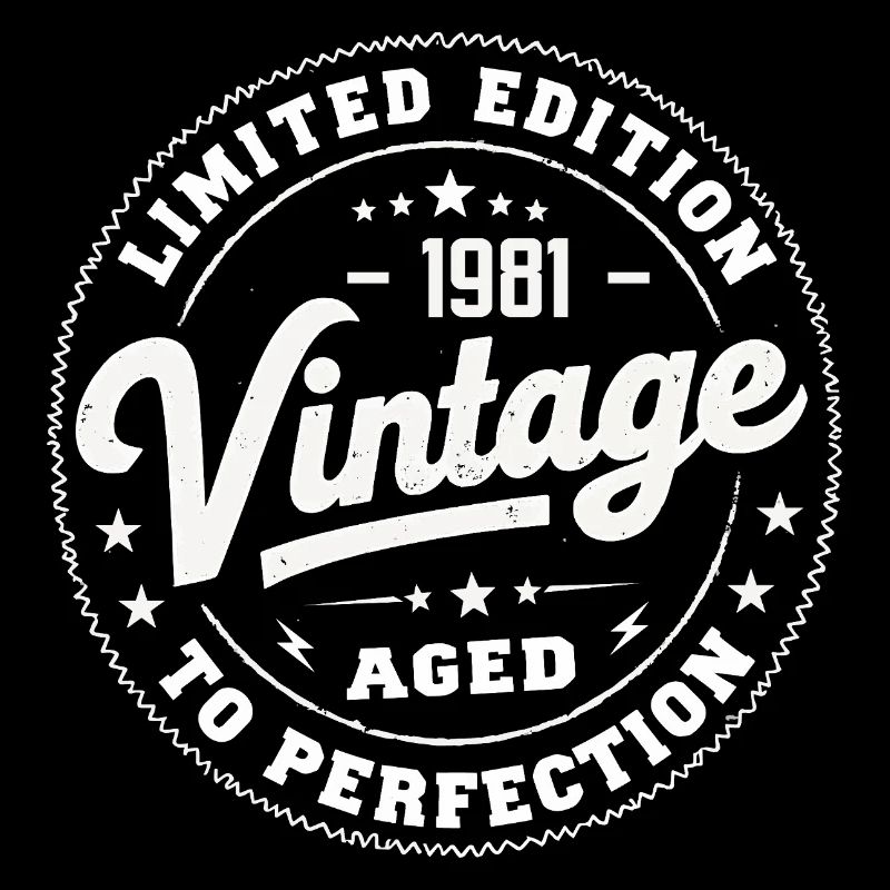 Legend since 1981 Awesome since 1981 Retro 1981