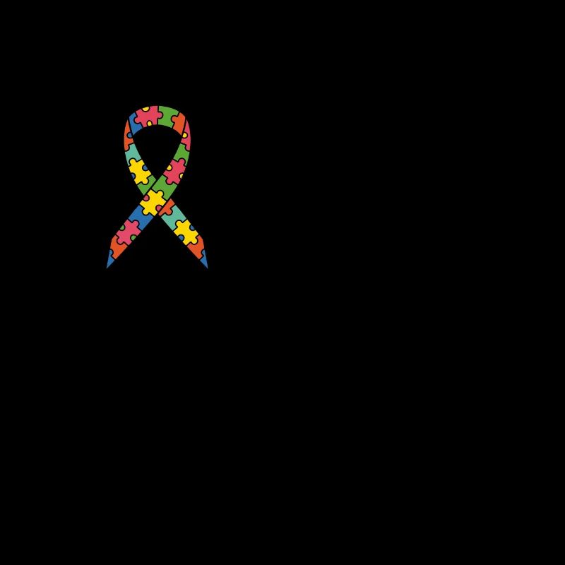 Autisme Conscience Boucle colorée Autist
