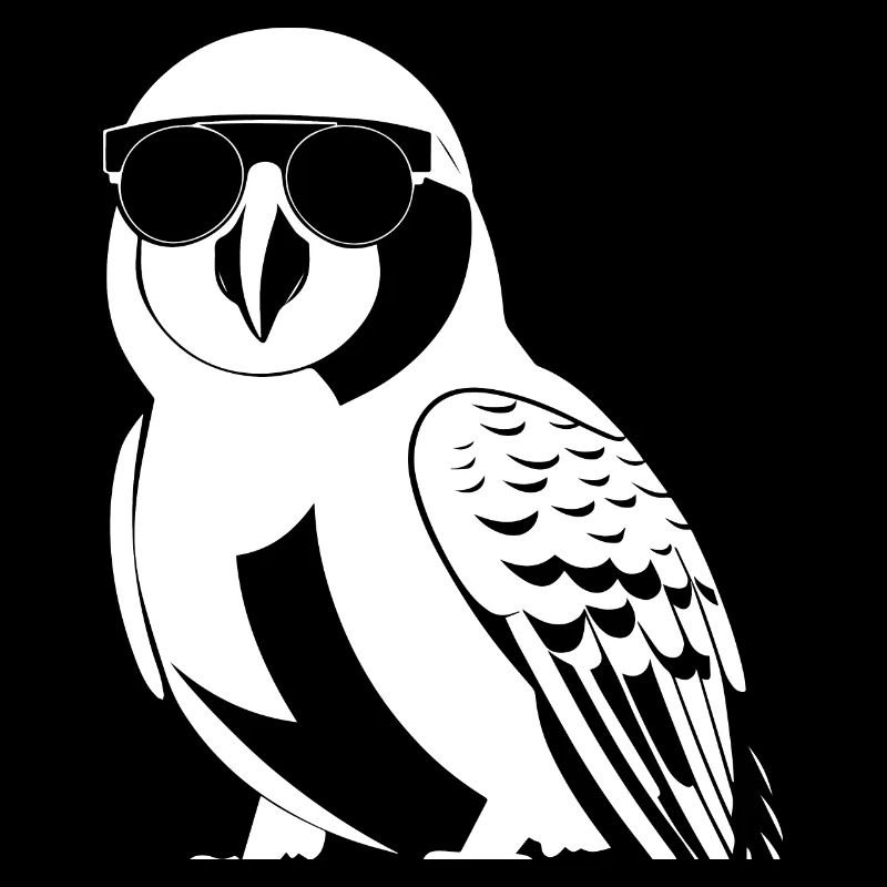 Lustiger Vogel mit Sonnenbrille Cool Bourke's Parak