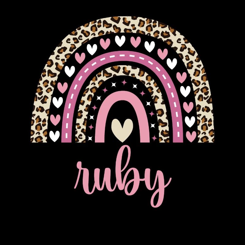 Ruby Regenbogen Name Geburtstag Ruby