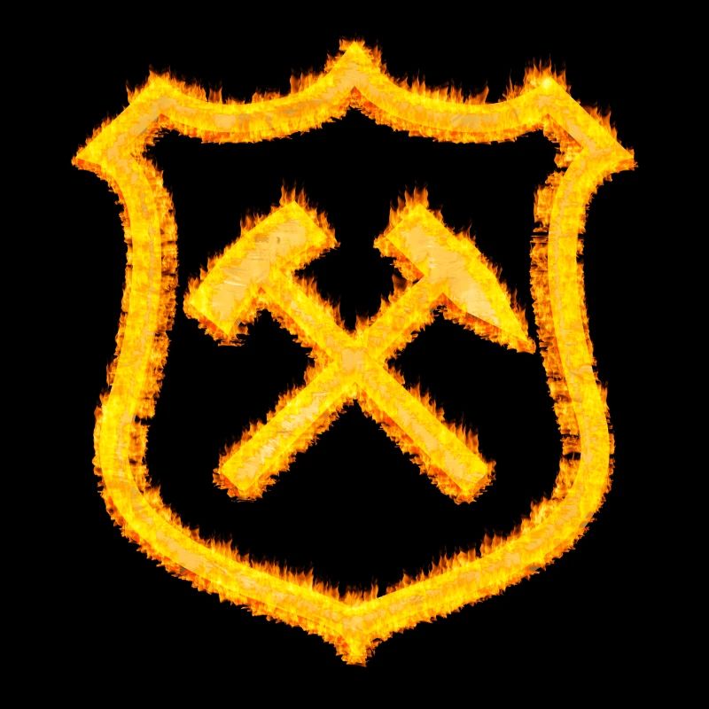 Hammer and Beater Mining Coal Gift