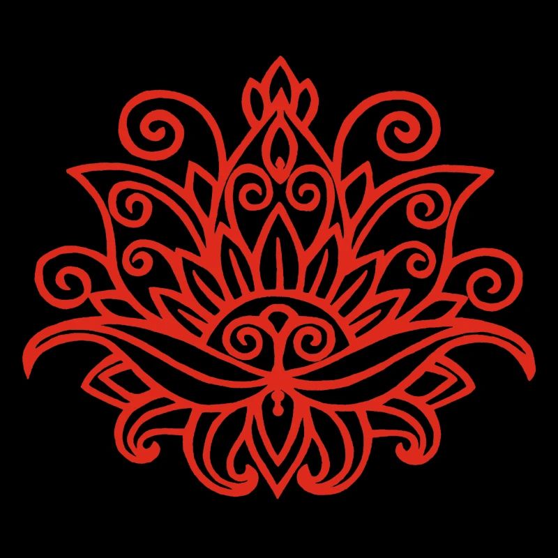Red Lotus Mandala