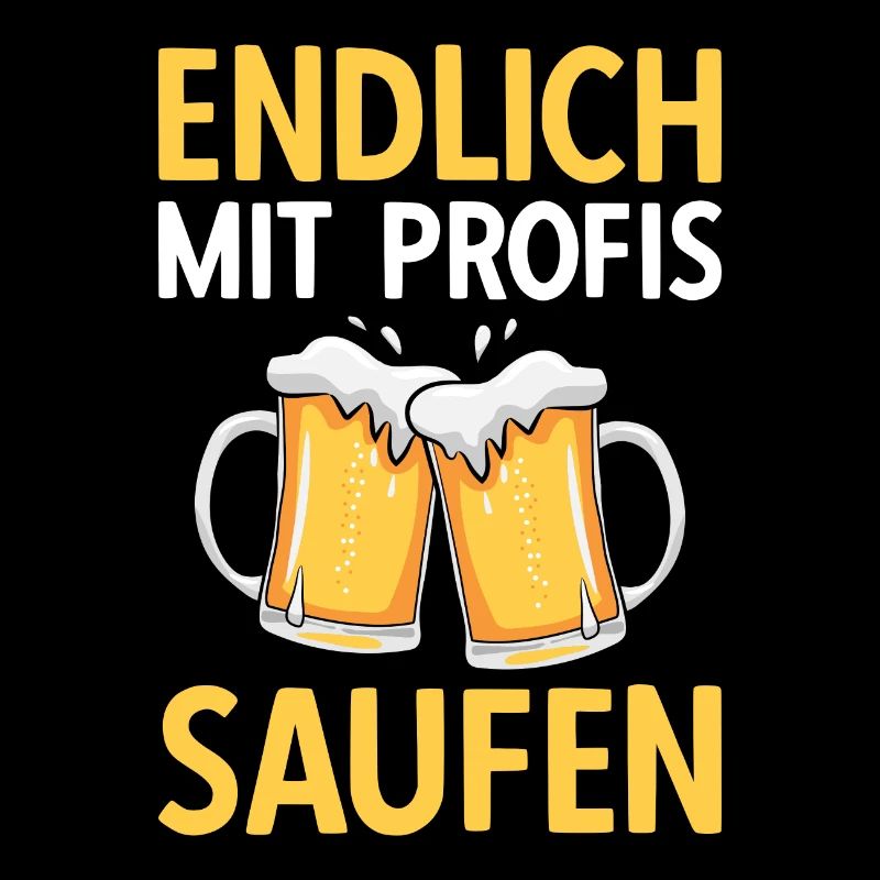 Endlich mit Profis saufen