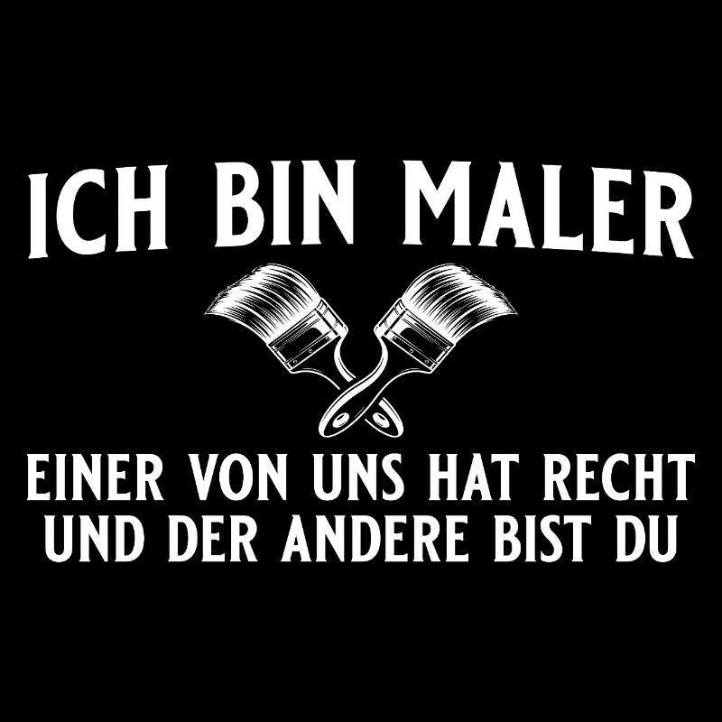 Maler hat recht Handwerker Lackierer