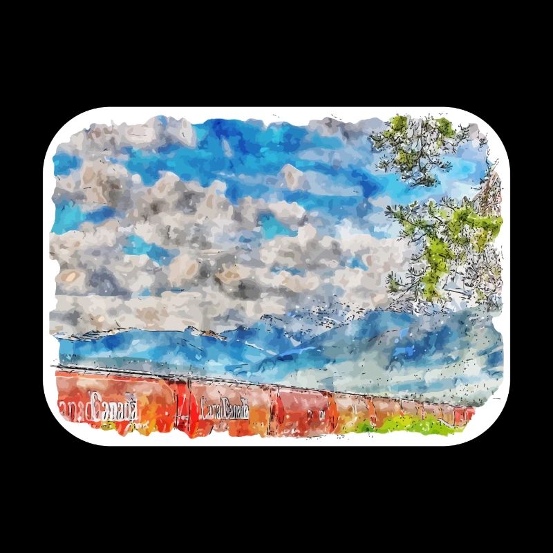 Canada Aquarelle Sketch Illustration dessinée à la main