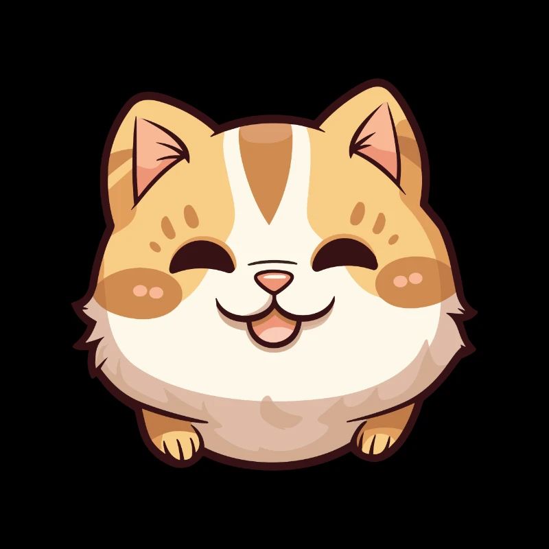 Illustration aquarelle de dessin animé de chat de Chypre