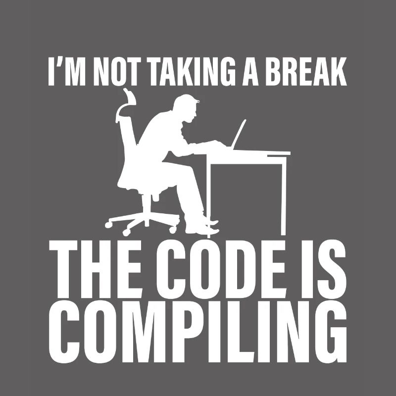 I'm Not Taking A Break, The Code Is Compiling 4