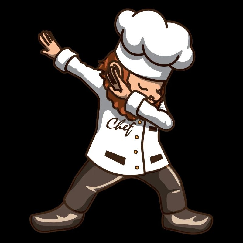 Dabbing chef cook lover