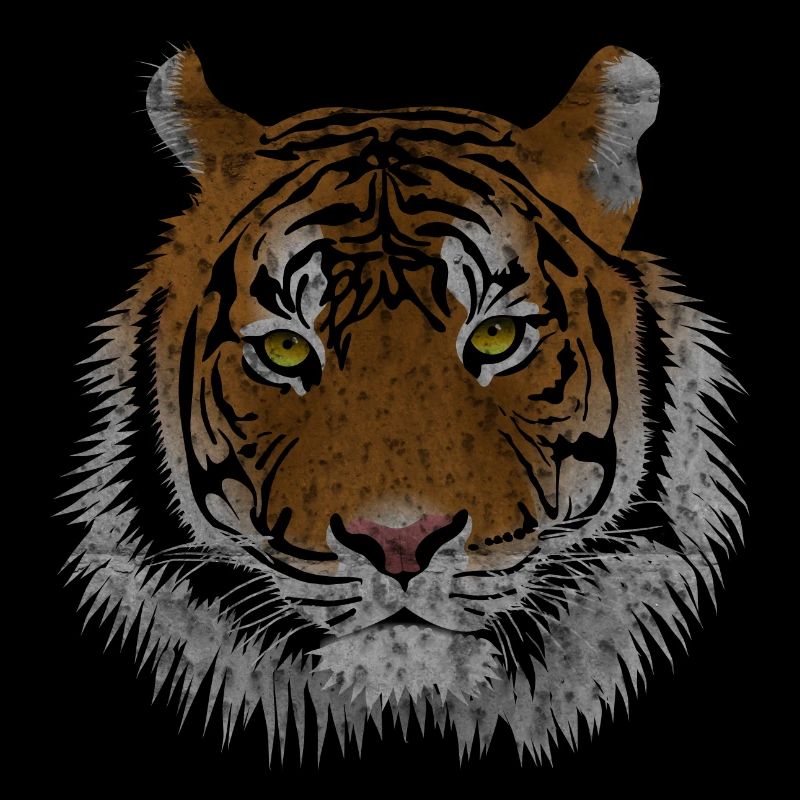 Vintage Tigerkopf