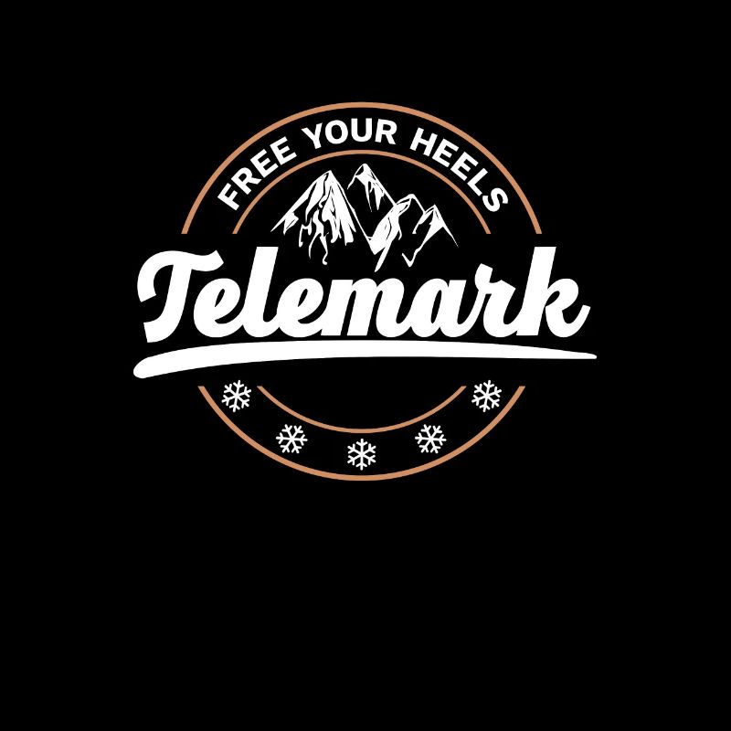 Telemark Ski Ferse Frei Retro