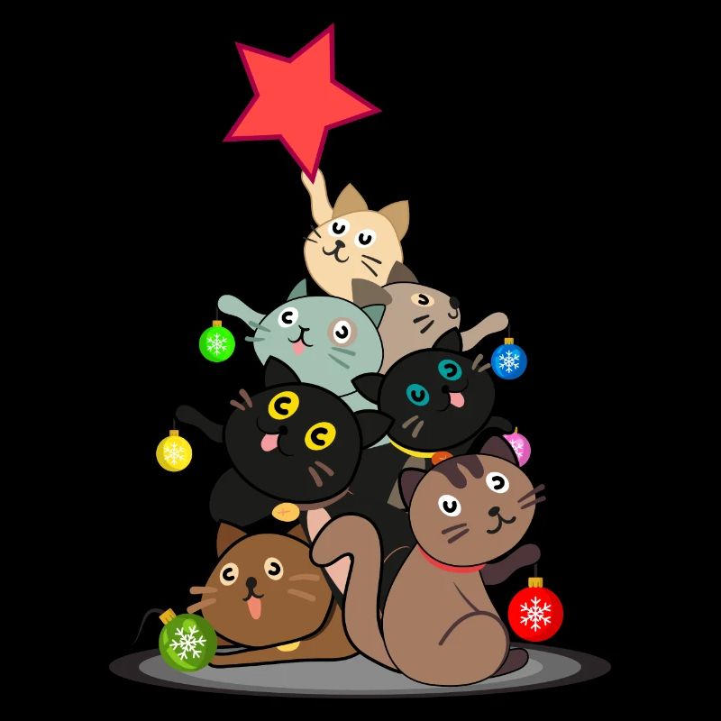 Noël chat chat idée cadeau cadeau