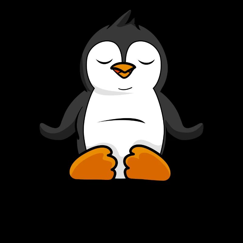 Auszeit Durchatmen Wusaaa Pinguin