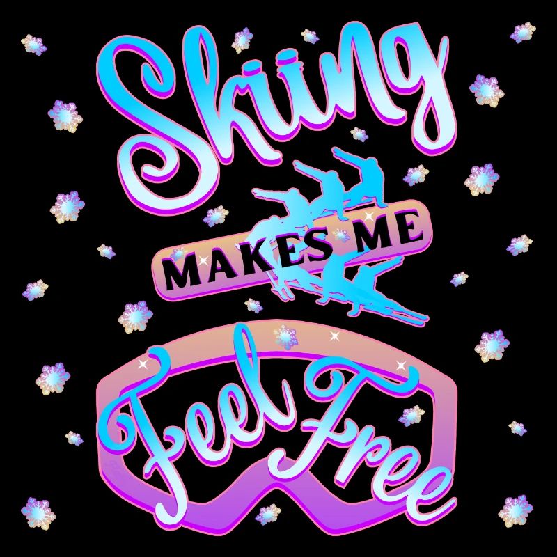 Le ski me rend libre – 1