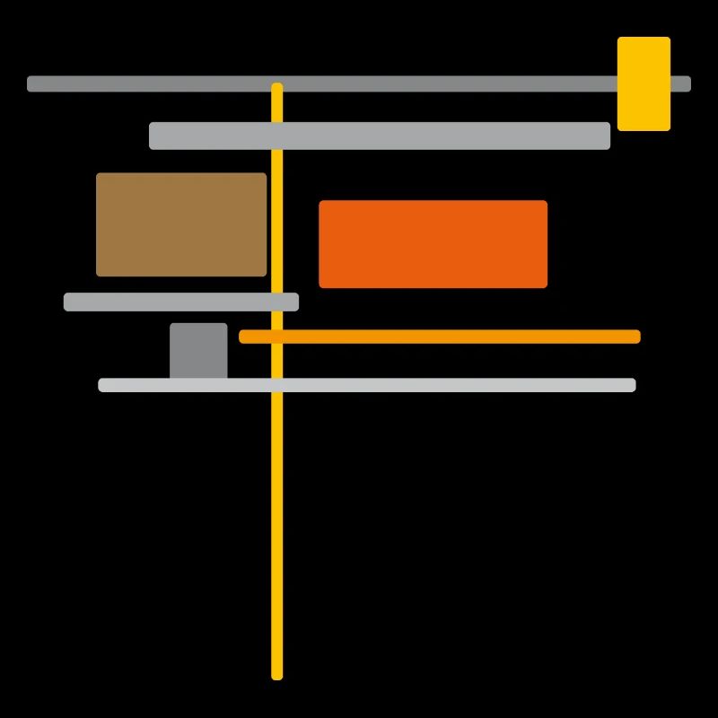 Linien & Farben Muster - Geometrie Architektur