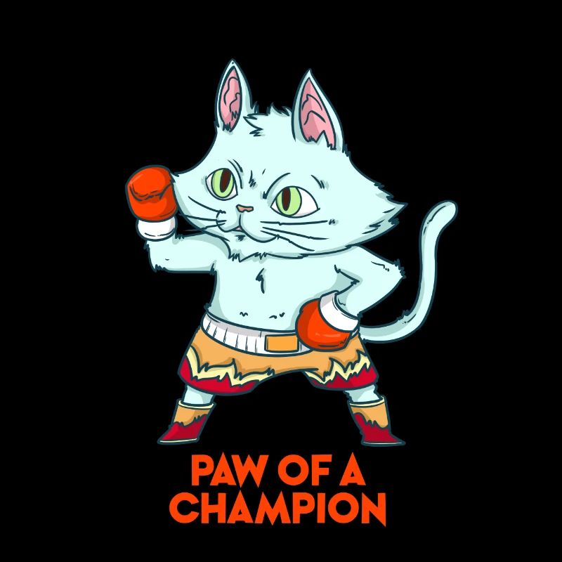 Boxer de gueule de chat