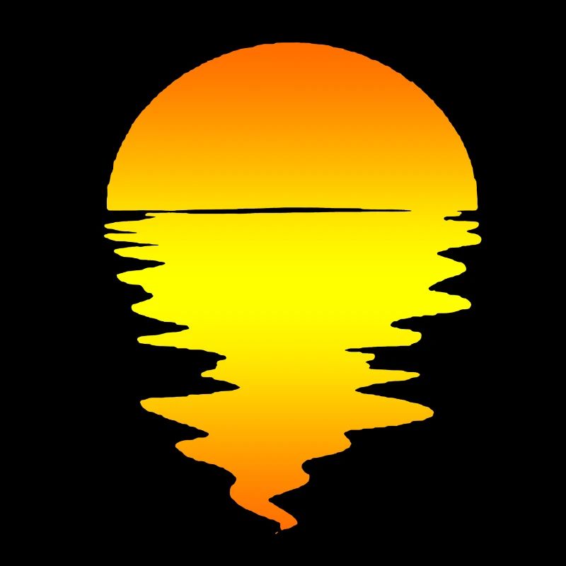 Sunset sea