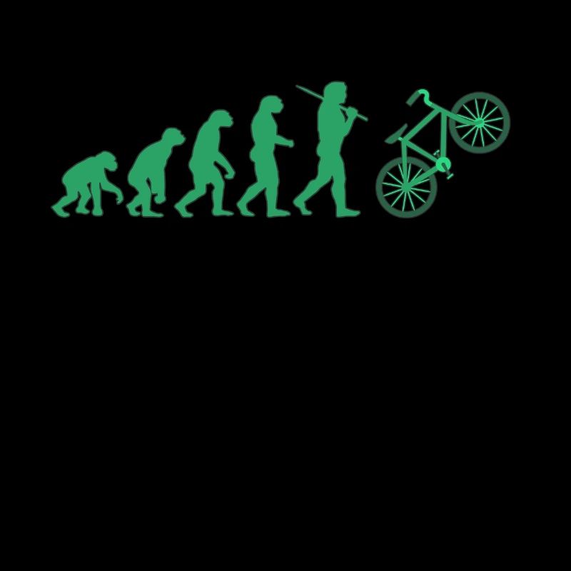 Evolution for bicycle and bike riders bicycle