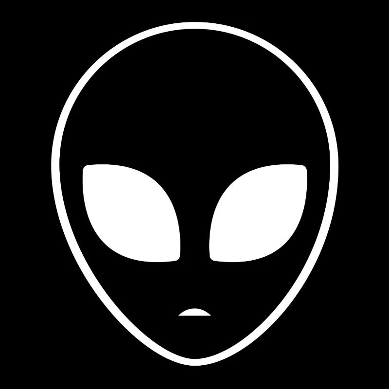 Alien Head Alien Aliens Ufo Space Gift Idea