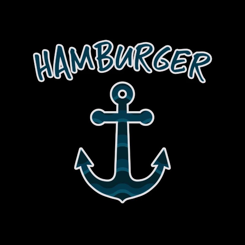 Hamburgerin Hamburg Hamburger Anker Geschenk