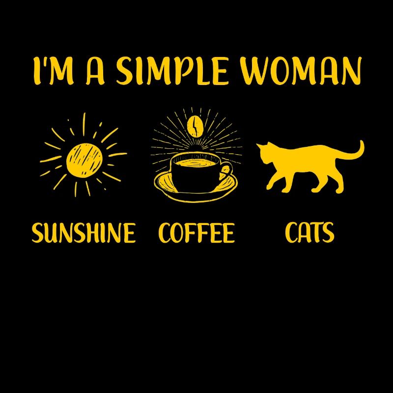 Femme café chat sort Drôle drôle