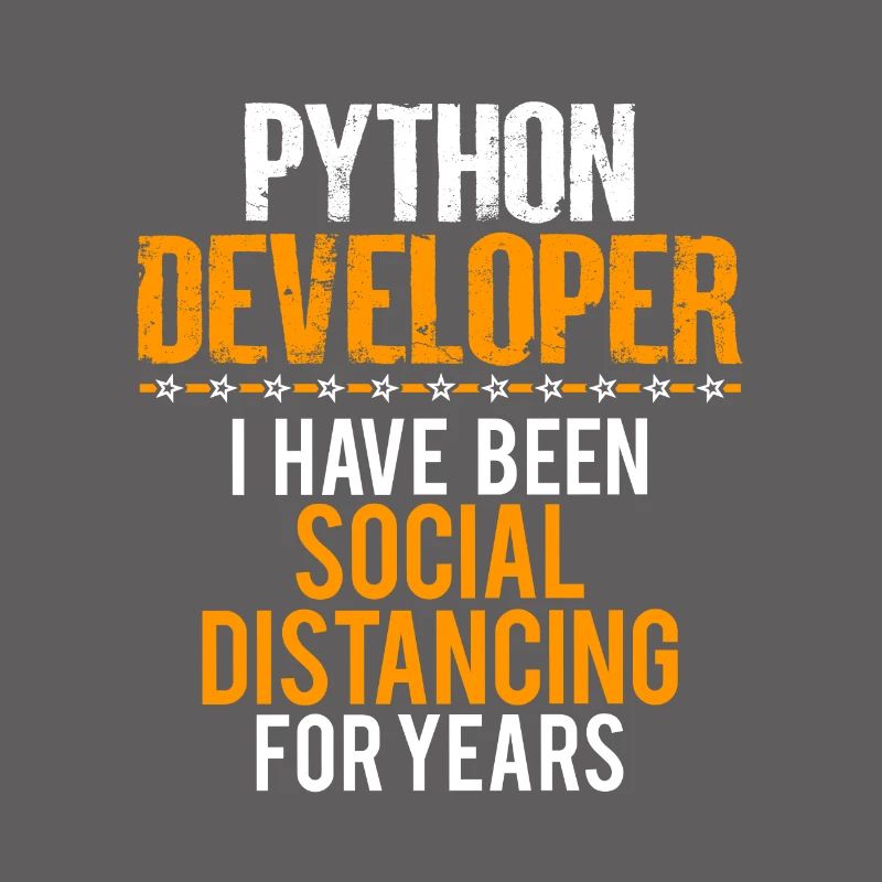 Python Developer Lustiges Shirt, schöne sarkastische T-Shirt
