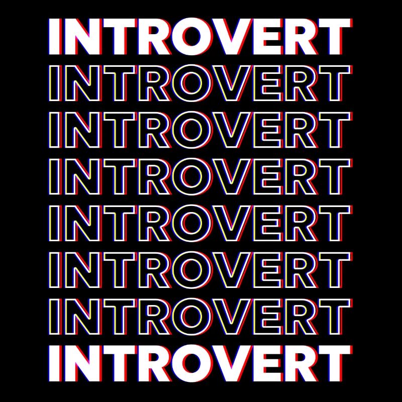 Introvertiert Sarkasmus Introvertierter Schüchtern