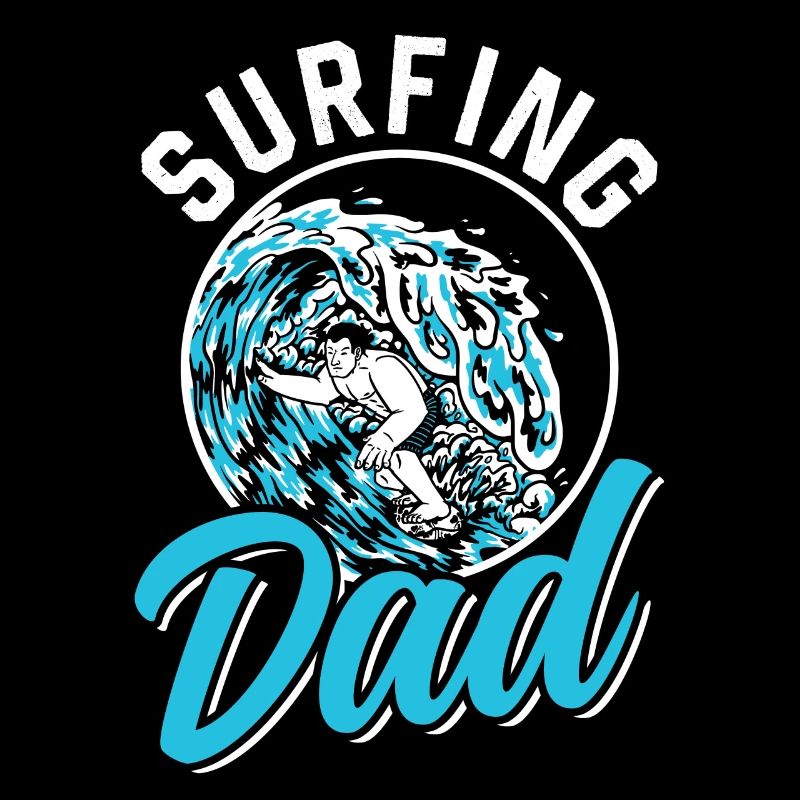 Surfing Father Surfer Surfing Planche de surf Surf
