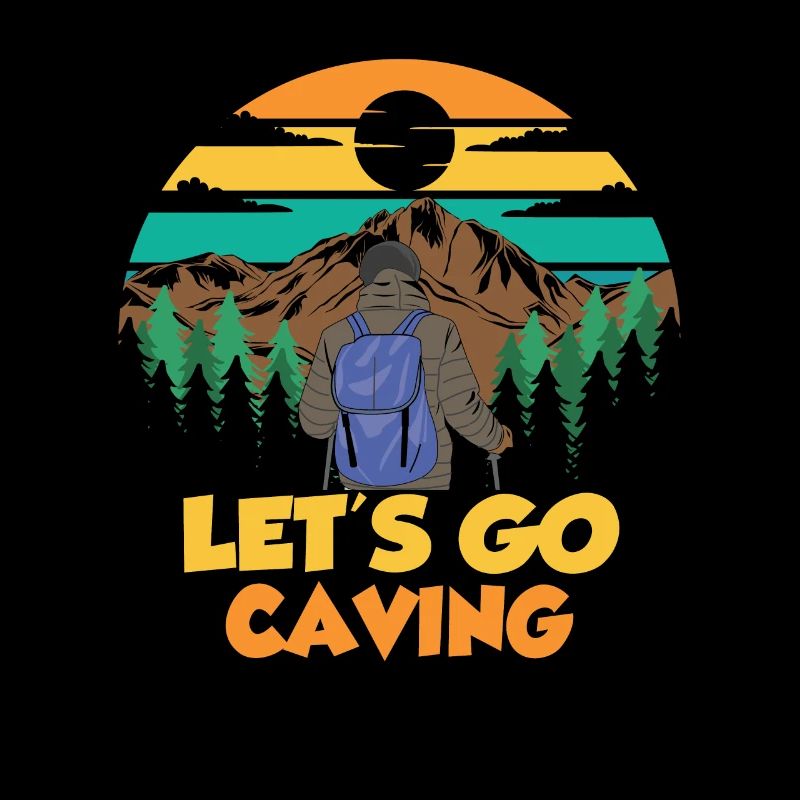 Let's Go Into The Cave Caving Cave